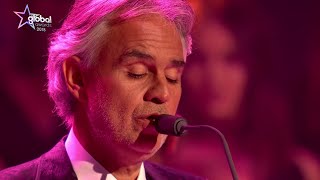 Andrea Bocelli  ‘Time To Say Goodbye’ LIVE  The Global Awards 2018  Classic FM [upl. by Lanette]