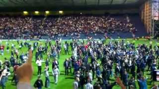 PNE vs Blackpool  Pitch Invasion  050813 [upl. by Bucella519]