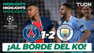 Highlights  PSG 12 Man City  Champions League 2021  Semifinal Ida  TUDN [upl. by Buehrer]