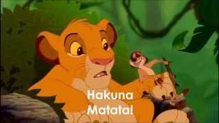 Lion King Hakuna Matata LYRICS [upl. by Christmas]