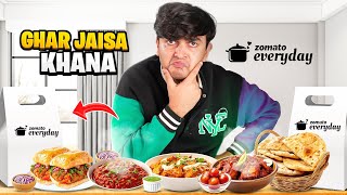 Trying Zomato Everyday Service  Home Cooked Meals [upl. by Ahsatniuq]