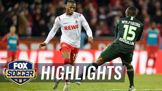 1 FC Koln vs VfL Wolfsburg  2020 Bundesliga Highlights [upl. by Vanessa160]