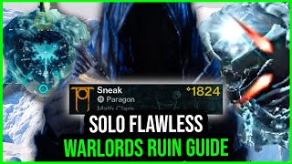 Solo Flawless Made EASY Warlords Ruin Dungeon Guide [upl. by Pepin274]