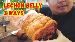 LECHON BELLY 3 WAYS  Ninong Ry [upl. by Krakow]