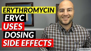 Erythromycin Eryc  Pharmacist Review  Uses Dosing Side Effects [upl. by Buddie]