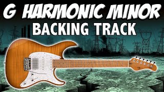 G Harmonic Minor Guitar Backing Track  Soul Groove [upl. by Eleumas]