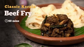 Kerala Beef Fry Recipe  Beef Roast Recipe  Authentic Beef Roast  Nadan Beef Fry  Cookd [upl. by Whitaker]