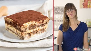 Tiramisù classico con i savoiardi  Ricettait [upl. by Atelra]