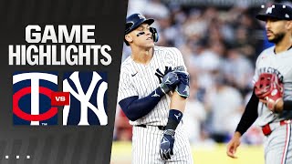 Twins vs Yankees Game Highlights 6424  MLB Highlights [upl. by Ielhsa]