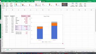 Box and Whisker Plot Using Excel 2016 [upl. by Besnard]