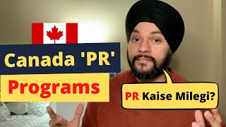 Canada PR Programs 2022  Canada PR Process and Express Entry [upl. by Hjerpe]