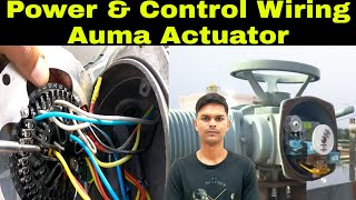 Power Wiring amp Control Wiring Of Auma Actuator [upl. by Kaine573]