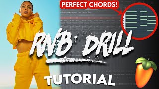 HOW TO MAKE MELODIC RampB UK DRILL BEATS FROM SCRATCH FL Studio 20 Tutorial [upl. by Amity]