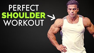 The Perfect Shoulder Workout  Yatinder Singh [upl. by Kciredorb711]