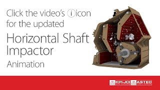 Horizontal Shaft Impactor Animation [upl. by Jonna]