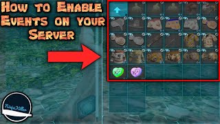 How to Enable events on Single player amp Nitrado server in Ark Survival Evolved on PC PS4 amp Xbox [upl. by Shaper]