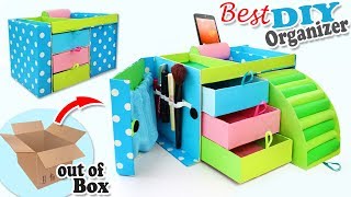 DIY ADORABLE ORGANIZER BOX USEFUL EVER  32 Compartment for Keeping Everything [upl. by Ferrel]