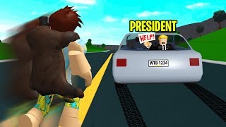 I Saved The Bloxburg President Roblox [upl. by Kassia]