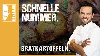 Schnelles Bratkartoffel Rezept von Steffen Henssler [upl. by Agler]