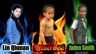 SUPER KIDS Lin Qiunan VS Ryusei Imai VS Jaden Smith Fight [upl. by Ynner]