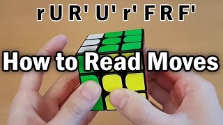 Rubiks Cube How to Read Algorithms Full Notation Guide [upl. by Jens]