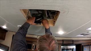 RV Airflow Systems  Coleman Kit Installation [upl. by Ynaiffit]