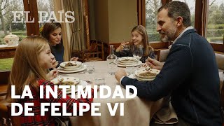 Las imágenes más familiares del rey Felipe VI la reina Letizia y las infantas  España [upl. by Oad]