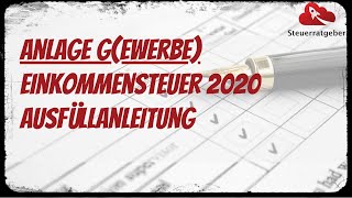 Anlage G Gewerbe  Eine Ausfüllanleitung [upl. by Cyma]