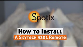 How to Install a Skytech Fireplace Remote  SKY3301 [upl. by Winser]