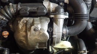 Замена турбины Пежо Peugeot 307 16 hdi Replacing a Turbo on a PSA 16 Hdi Engine [upl. by Kcirderfla]