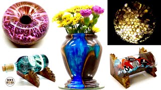 5 Amazing Epoxy Resin Art Projects [upl. by O'Reilly]