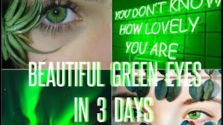 Beautiful Rare Exotic Green Eyes  Subliminal Affirmations [upl. by Adalia]