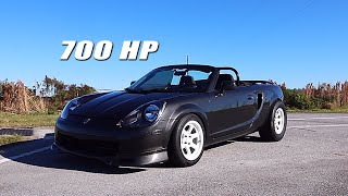 This 700 HP K Swapped Turbo MR2 Spyder is INSANE [upl. by Tessil324]