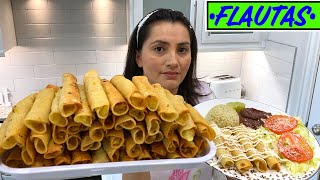 Flautas de pollo 😍🙈  Esta Receta Te Va A Gustar [upl. by Heimer]