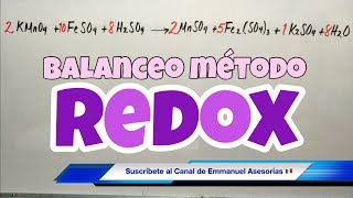 Balanceo por Método REDOX muy fácil [upl. by Aneleairam489]