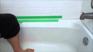 How To Get A SUPER SMOOTH Caulking Line Using Tape [upl. by Baudelaire]