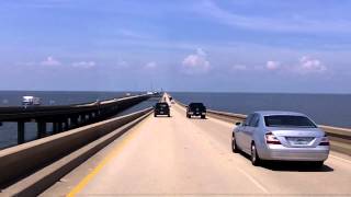 The Worlds Longest Overwater Bridge the Lake Pontchartrain Causeway [upl. by Ettezoj]