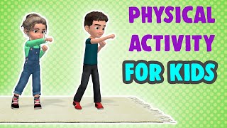 Physical Activities For Kids Get Active At Home [upl. by Siuqramed]