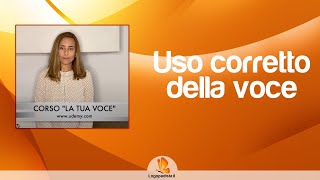 La voce proiettata  Corso completo [upl. by Tammi]