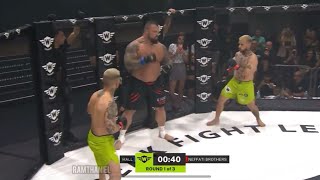 Eddie Hall vs Neffati Brothers Full Fight [upl. by Atsocal]