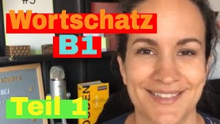 🇩🇪 Wortschatz B1  Teil 1  Alle Wörter die du brauchst [upl. by Wallis109]