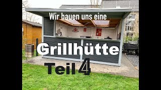 Wir bauen eine Grillhütte das Projekt  Teil 4 [upl. by Niac]