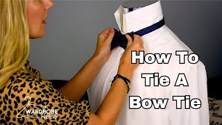 How to Tie a Bowtie for Someone Else [upl. by Skeie]