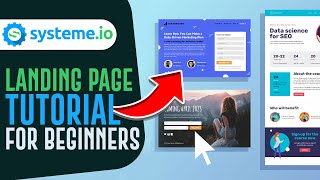 How To Create A Landing Page On SystemeIo 2025 [upl. by Angele]