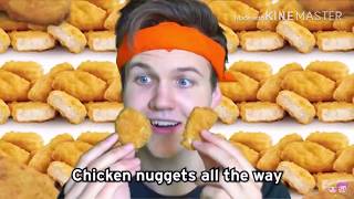 Chicken nuggets song 1 hour LankyBox\\ [upl. by Ynitsed]