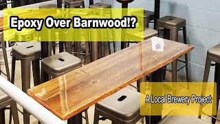 How to Epoxy Over Uneven Surfaces Like Barnwood [upl. by Vladamir]