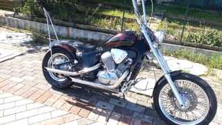 honda shadow vt 600 chopper sound [upl. by Namad]