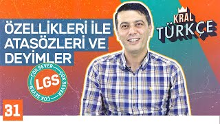 8 Sınıf Atasözleri ve Deyimler Atasözleri ve Anlamları Atasözlerinin Özellikleri  Türkçe 31 [upl. by Agace47]