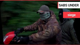 Prohunt quotthugsquot chase off hunt saboteurs on a quad bike  SWNS [upl. by Ernesta]