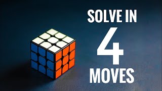 How to Solve a Rubik’s Cube in 4 Moves [upl. by Particia907]